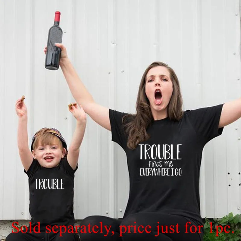 Mama & Mama's Boy Matching Shirts | Mother Son Cotton T-Shirt & Romper