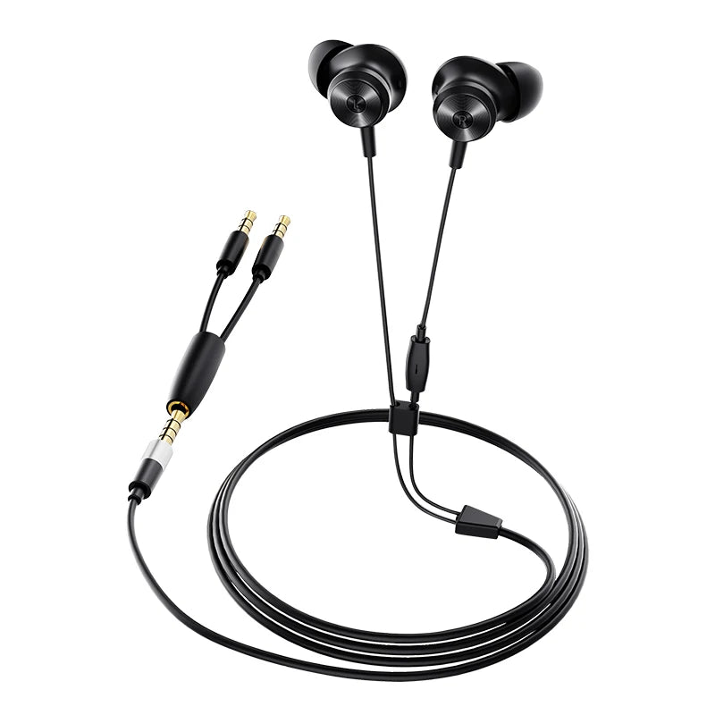 Li Pro Wired Earphones with 7.1 Virtual Sound Card - HIFI Audio