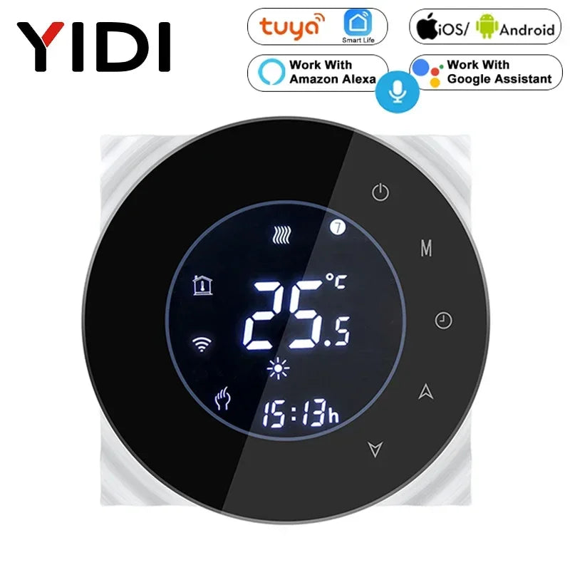 Smart WiFi Thermostat - LCD Touch Screen App Heating Control