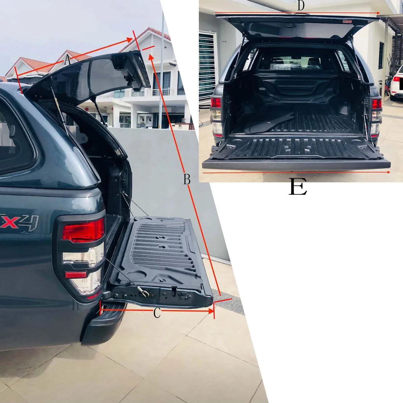 Renault Koleos SUV Rear Camping Tent - Waterproof Tailgate Awning