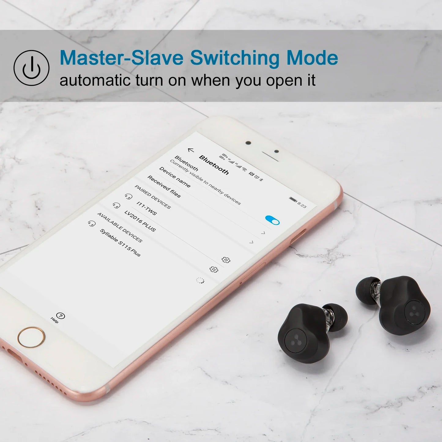 ENC Wireless Earbuds | S115 Plus TWS Stereo Noise Cancelling Headset
