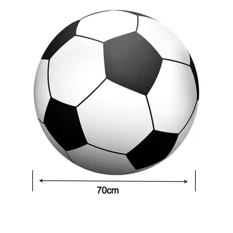 Giant Inflatable Soccer Ball | 80cm Heavy-Duty PVC Outdoor Lawn Game