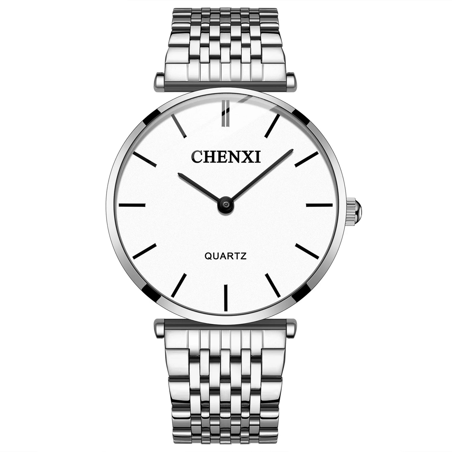 Men's Full Steel Quartz Watch | Luxury Waterproof Business Sport ID