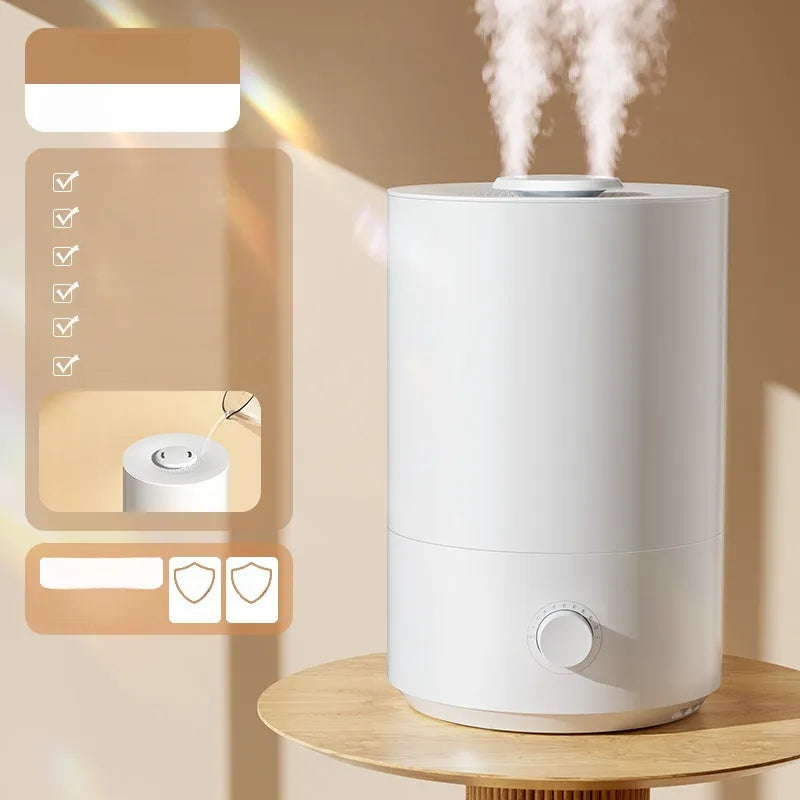 Remote Control Air Diffuser | Large Mist Desktop Humidifier Mute
