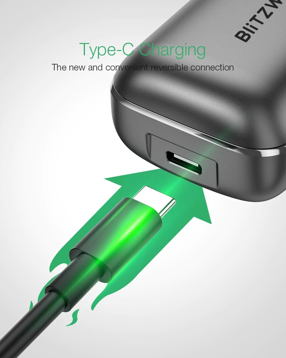 BlitzWolf BW-FYE6 Bluetooth V5.0 In-Ear Earphones | Digital Display Touch Control | Graphene Portable Charger Carry Case for Smartphones - Buy Confidently with Smart Sales Australia