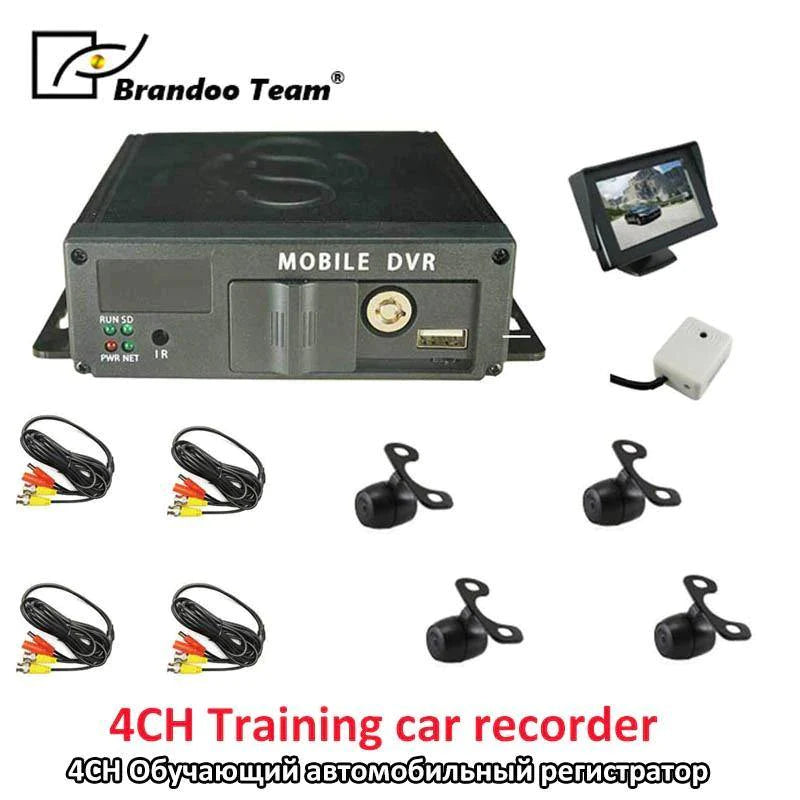 Brandoo Team Security Camera For Vehicle 4 Channel Car DVR - Buy Confidently with Smart Sales Australia