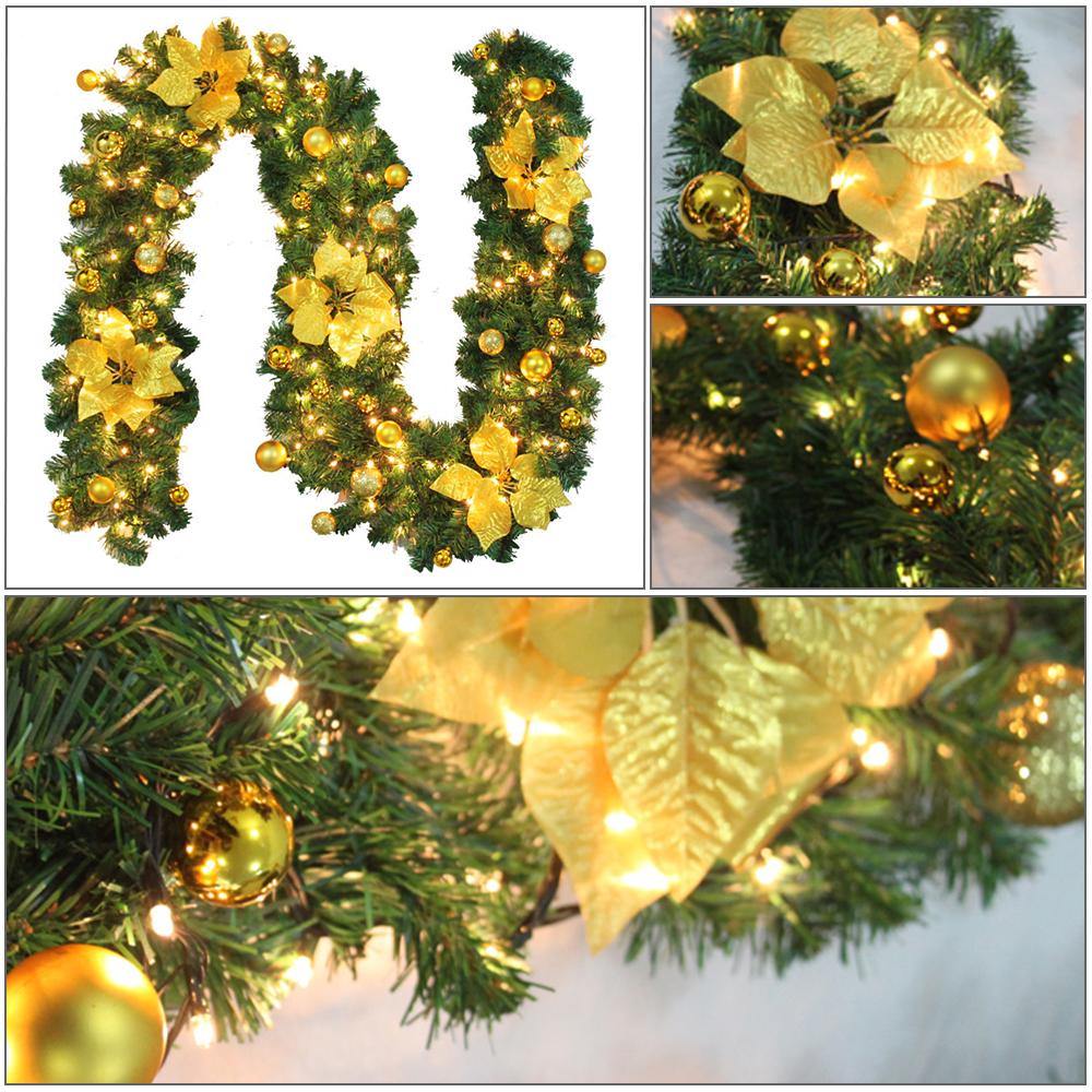Christmas Wreath Home Ornament with LED Lights - Buy Confidently with Smart Sales Australia