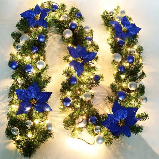 Christmas Wreath Home Ornament with LED Lights - Buy Confidently with Smart Sales Australia
