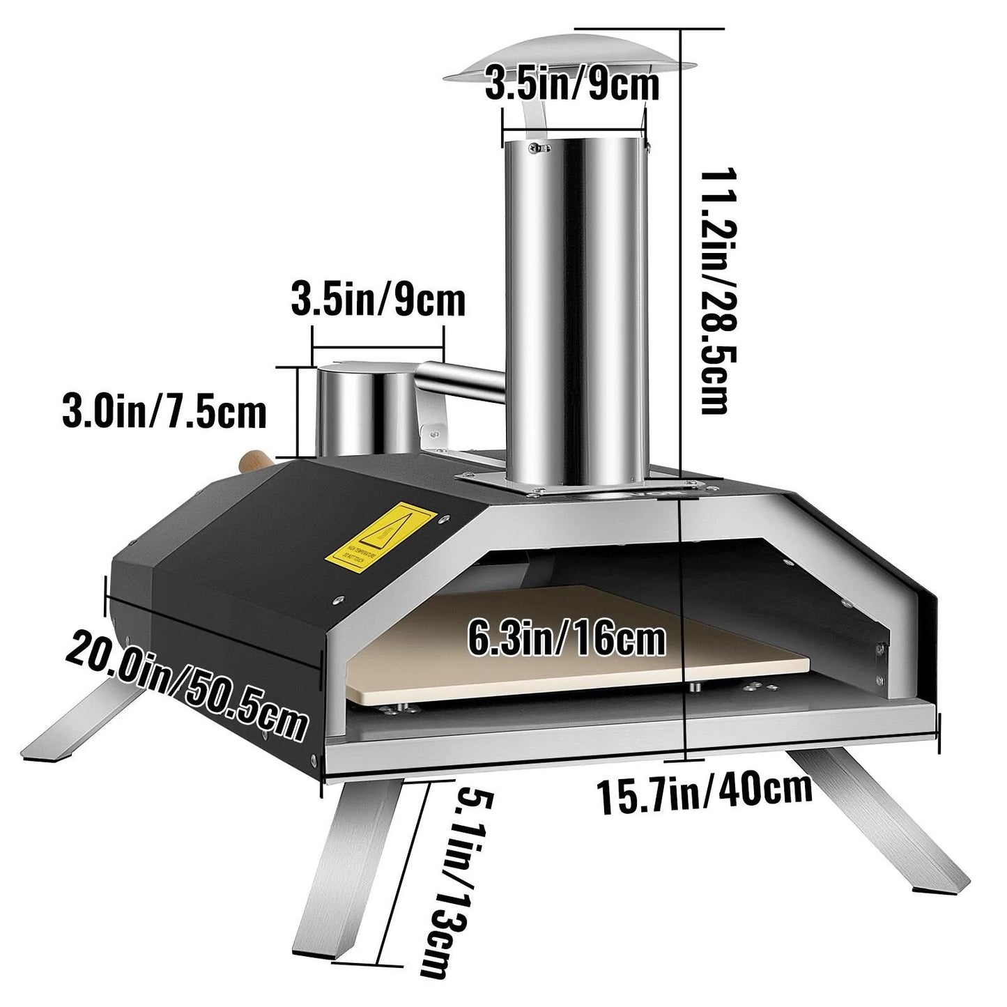 Portable Stainless Steel Multifunctional Oven with Complete Accessories For Outdoor Use - Buy Confidently with Smart Sales Australia