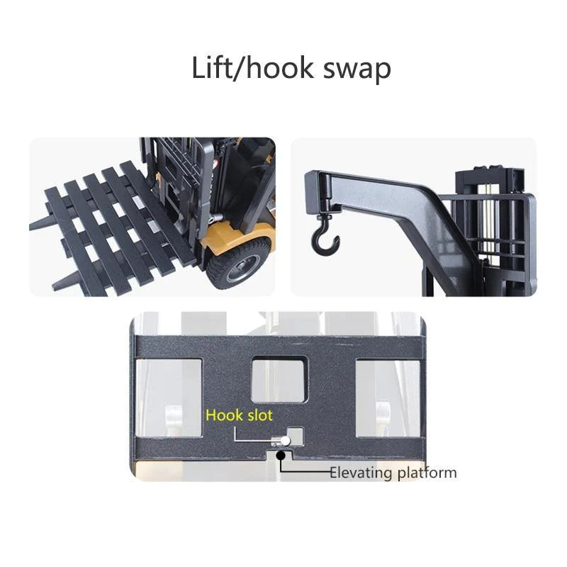 Rechargeable Remote Controlled Metal Forklift For Kids - Buy Confidently with Smart Sales Australia