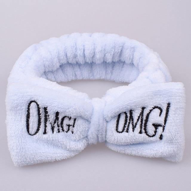 Soft Coral Fleece OMG Bow Headband Turban For Girls - Buy Confidently with Smart Sales Australia