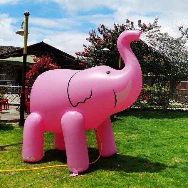 Summer Home PVC Animal Sprinkle Water Park Inflatable Elephant, Unicorn Spray Water Toys - Buy Confidently with Smart Sales Australia