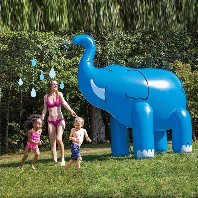 Summer Home PVC Animal Sprinkle Water Park Inflatable Elephant, Unicorn Spray Water Toys - Buy Confidently with Smart Sales Australia