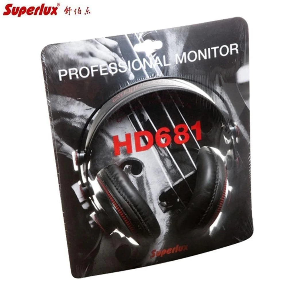 Superlux HD681 Headphone|3.5mm Jack Wired|Super Bass Dynamic |Noise Cancelling Headset| W/ Adjustable Headband 9ft Cable - Buy Confidently with Smart Sales Australia