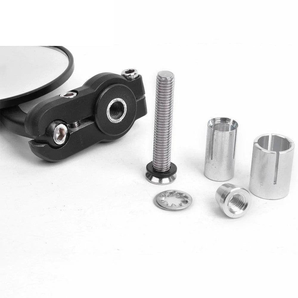 Universal Motorcycle Motorbike 3" Round 7/8" Handle Bar Mirrors Cafe Racer Bobber For Harley Honda Suzuki - Buy Confidently with Smart Sales Australia