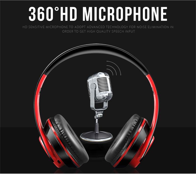 Tourya H8 Wireless BT Headphones Over Ear Head set |Support SD Card with Mic for PC, Phones Mp3 |Additional Feature-Change Music Style - Buy Confidently with Smart Sales Australia