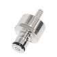 Stainless Steel Ball Lock Carbonation Cap - PET Bottle Kegging Post