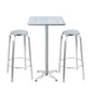 3-Piece Outdoor Bar Set | Bistro Table Stools Adjustable Height