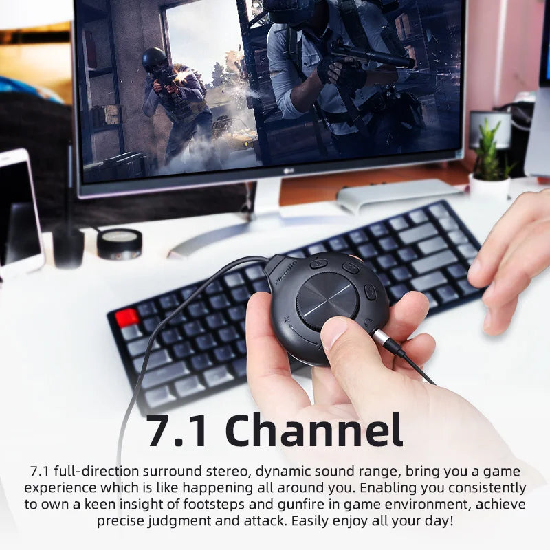 Li Pro Wired Earphones with 7.1 Virtual Sound Card - HIFI Audio