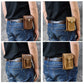 Men's Genuine Leather Belt Pouch | Vintage Waist Bag & Phone Holster