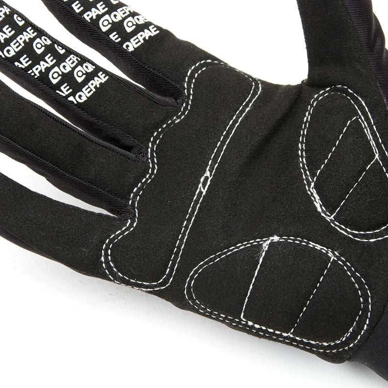Skull Full Finger Motorcycle Gloves | Anti-Slip Winter Warm Sport Kit