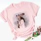 Super Mom Graphic T-Shirt | Pink Harajuku Mother's Love Summer Tee