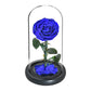 Preserved Rose in Glass Dome - Eternal LED Wedding Gift Rose