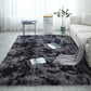 Soft Fluffy Tie-Dye Rug - Modern Plush Shaggy Area Carpet