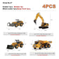 Alloy Diecast Excavator Loader | 1:50 Scale Metal Construction Model