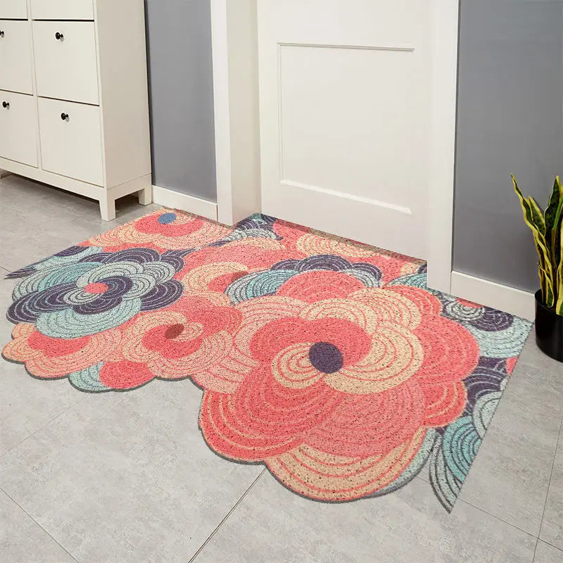 Washable Non-Slip Rug - Great Wave Sun Door Mat