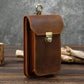Men's Genuine Leather Belt Pouch | Vintage Waist Bag & Phone Holster