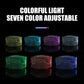 7 Colour LED Mask - Luminous Fibre Optic Light Up USB Charge