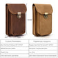 Men's Genuine Leather Belt Pouch | Vintage Waist Bag & Phone Holster