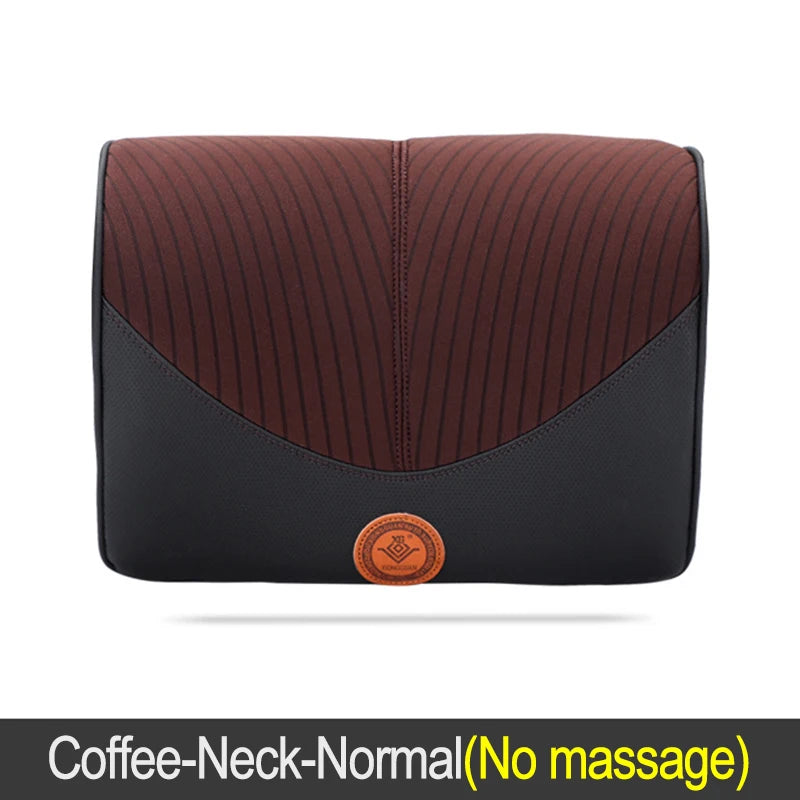 Electric Car Massage Neck Pillow - Memory Foam Back Support