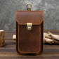 Men's Genuine Leather Belt Pouch | Vintage Waist Bag & Phone Holster