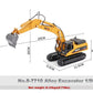 Alloy Diecast Excavator Loader | 1:50 Scale Metal Construction Model