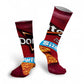 Funny Potato Chip Socks - 3D Printed Novelty Snack Art Socks