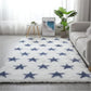 Soft Fluffy Tie-Dye Rug - Modern Plush Shaggy Area Carpet