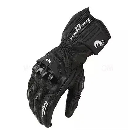 Men's Leather Motorcycle Gloves | Windproof Touch Screen Motorbike Set