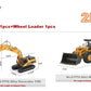 Alloy Diecast Excavator Loader | 1:50 Scale Metal Construction Model