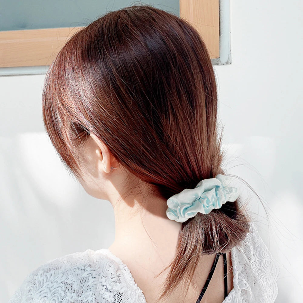 Silk Scrunchie Set | 6pc Floral Print Anti-Breakage Hair Ties