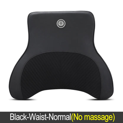 Electric Car Massage Neck Pillow - Memory Foam Back Support