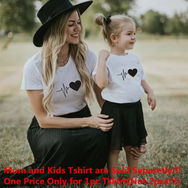 Family Matching T-Shirts | Mommy and Me Floral Heart Flower Outfits
