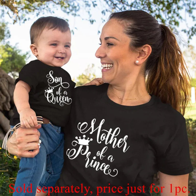 Mama & Mama's Boy Matching Shirts | Mother Son Cotton T-Shirt & Romper