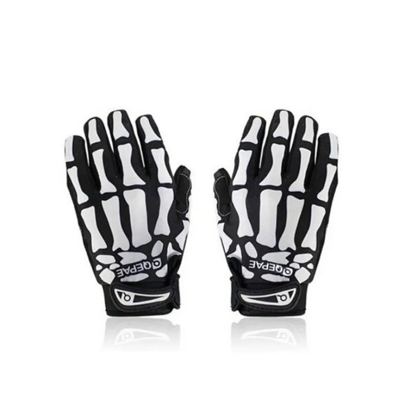 Skull Full Finger Motorcycle Gloves | Anti-Slip Winter Warm Sport Kit