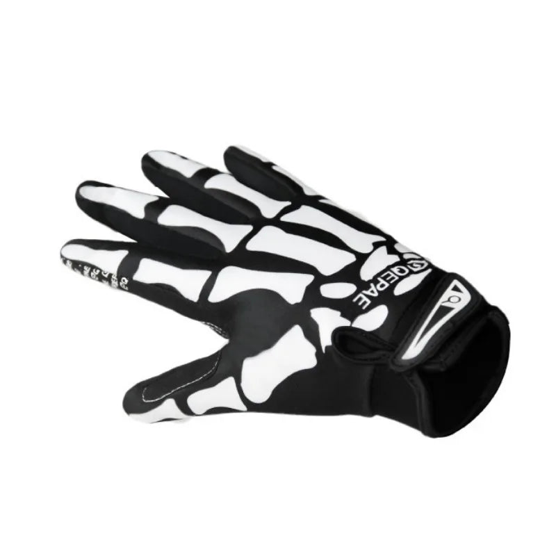 Skull Full Finger Motorcycle Gloves | Anti-Slip Winter Warm Sport Kit