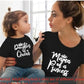 Mama & Mama's Boy Matching Shirts | Mother Son Cotton T-Shirt & Romper