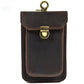 Men's Genuine Leather Belt Pouch | Vintage Waist Bag & Phone Holster