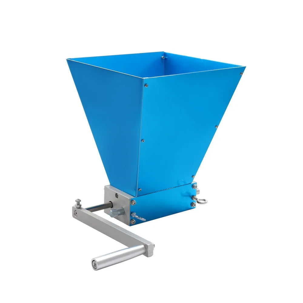 2-Roller Stainless Steel Malt Mill - Adjustable Grain Crusher