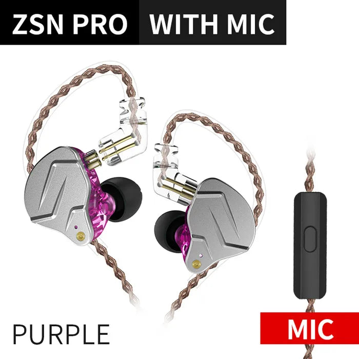1BA+1DD Hybrid Technology Earphones | HIFI Bass Metal In-Ear Monitor